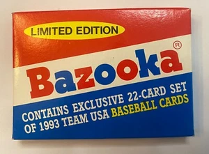 NEVER OPENED 1993 Bazooka Team USA Baseball 22 Card Set & Todd Helton Card - Picture 1 of 10