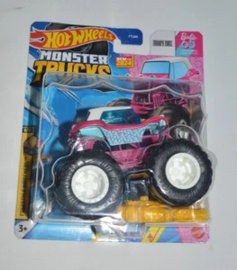 HOT WHEELS 2024 MONSTER TRUCKS - BARBIE 65 MEYERS MANX INKLUSIVE CRUSHED CAR - Bild 1 von 5