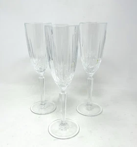 Marquis By Waterford Markham Champagne Flutes Crystal Glasses Set of Three NEW - Picture 1 of 11