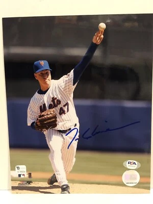 Tom Glavine signed autographed 8x10 photo NY Mets HOF PSA/DNA - Image 1 of 2