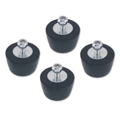 4 черных резиновых ограничителя бампера подушки капота для Jeep Wrangler JK 1987-2018 годов выпуска - Изображение 1 из 3