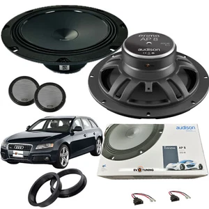 Kit 2 Casse Altoparlanti Woofer Audison AP8 Anteriori per Audi A4 B8 2007-2016 - Imagen 1 de 14