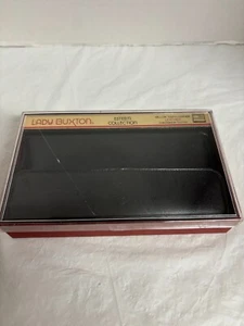 Cartera sin asas de cuero negra Buxton de colección para mujer chequera monedero con caja - Imagen 1 de 10
