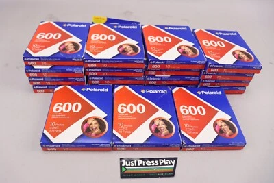 Lot of 19 Polaroid 600 Instant Film 10 Packs 190 Photos Expired & Sealed As-Is - Image 1 of 4