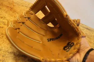 Guante de béisbol Spectrum S&S Worldwide marrón grano superior cuero de vaca W7541001 LHT - Imagen 1 de 7
