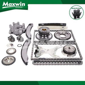 Timing Chain Kit Idler Sprocket Oil Pump Fit 02-03 Dodge Jeep Liberty 3.7L - Picture 1 of 16