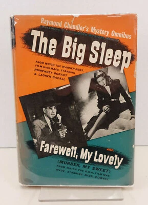 Raymond Chandlers Omnibus The Big Sleep Farewell My Lovely HC w Rare DJ 1945 - Imagem 1 de 4