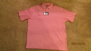 NEW W/Tags FootJoy FJ Polo Golf Shirt Mens XXL 2XL Pink Performance - Picture 1 of 10
