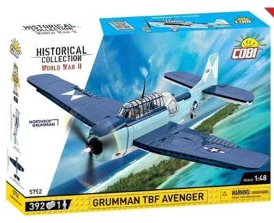 Modelo plano de ladrillo Grumman TBF Avenger - COBI 5752- 392 ladrillos Foto 1 de 4