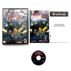 Monster House (Nintendo GameCube, 2006) Completo **COPERTINA DANNEGGIATA** Testato - Foto 1 di 14