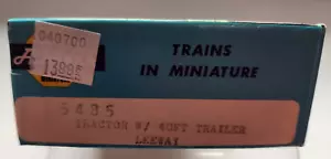 Athearn, HO Leeway Rimorchio posteriore porcellino 40' con KIT TRATTORE CARGO BIANCO #585 - Foto 1 di 3