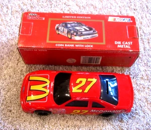 NUEVO EN CAJA 1992 Racing Champions escala 1:24 MONEDA FUNDIDA BLOQUEO DE BANCO edición limitada NASCAR - Imagen 1 de 3