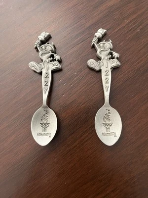 Atlanta Olympics 1996 Genuine Pewter Spoon Izzy - Image 1 of 4