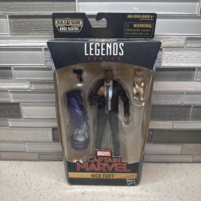 New Marvel Comics Nick Fury Captain Marvel Series Action Figure E3887 In Box - Image 1 of 4