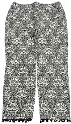 Chicos Pants Womens (1.5P/US10P) Diamond Paisley Brigitte So Slimming Ankle NWOT - Image 1 of 4