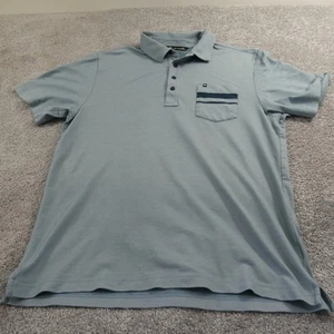 Travis Mathew Poloshirt Herren große blaue Tasche Golf Freizeit sportlich Leistung - Bild 1 von 19