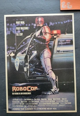 Robocop Movie Promo Print Advertisement 1987 - Image 1 of 2