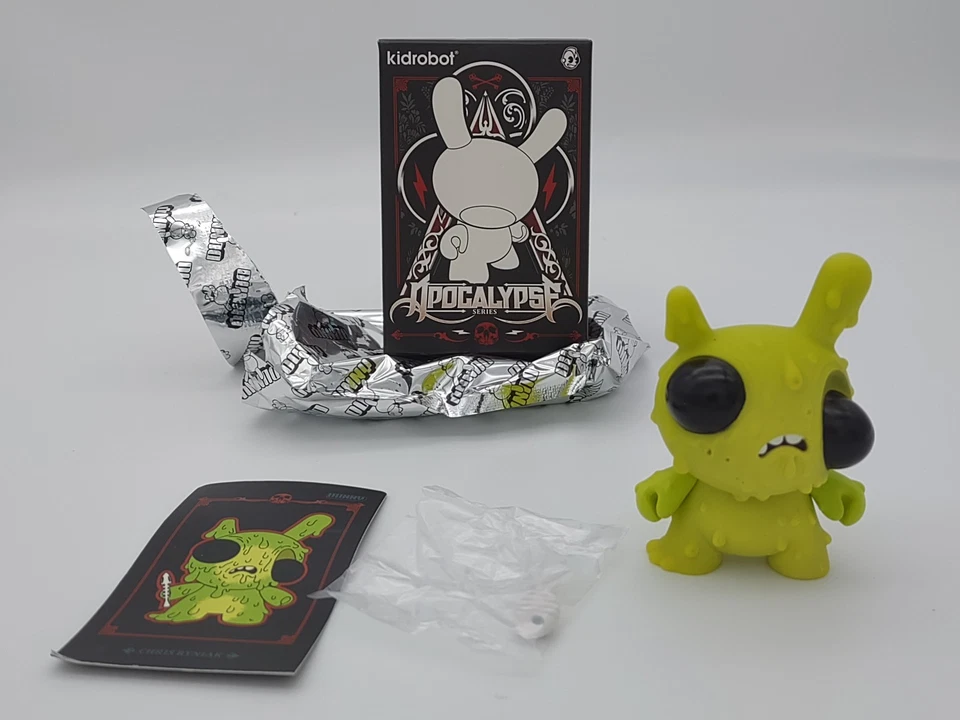 Kidrobot 2012 Dunny Apocalypse Chris Ryniak Meltdown 3" Figure - Image 1 of 4