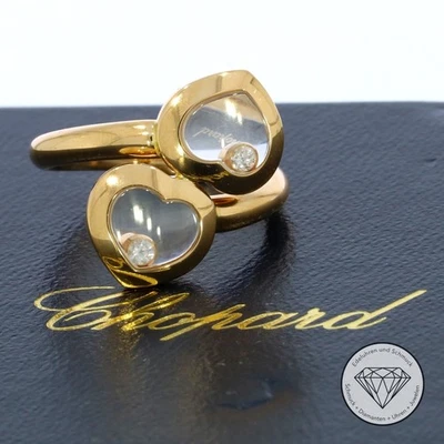 Wert 3.870,- Original Chopard Happy Diamonds Herz Brillant Ring 750 Gold xxyy - Bild 1 von 4