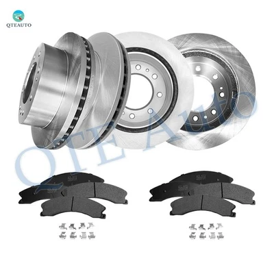 12 rotores de freno delanteros 355 mm-traseros 360 mm-pastilla de freno para GMC Sierra 2500 HD 2011-2015 Foto 1 de 4