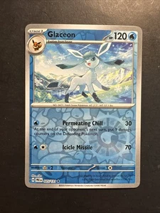 Lámina holográfica inversa Glaceon 25/131 Scarlet Violet Prismatic Evolutions 2025 - Imagen 1 de 2