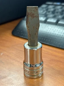 Gebraucht SNAP-ON SW28E 1/2" Antrieb Flachkopf Bit Steckschlüssel (QUC026160) - Bild 1 von 2