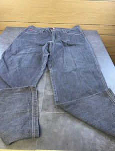 Jeans denim FUBU Platinum uomo nero larghi/loose fit - vedi descrizione - Foto 1 di 11