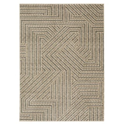 Oriental Weavers Echo Area Rug ECH01 Casual Beige Medallion Geometric — 第 1/3 张图片