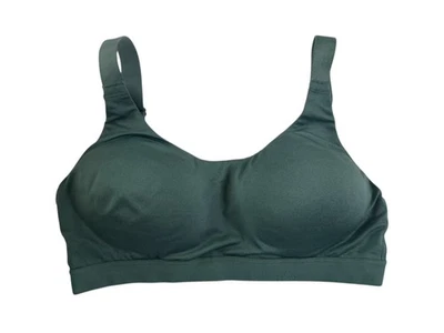 CALIA by Carrie Underwood Womens Medium Green Wide Strap Sports Bra Padded #5687 - Image 1 of 4