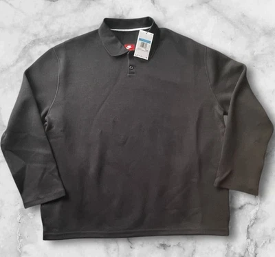 Nike Men’s Tech Fleece Reimagined Polo Shirt Black FN3401-010 Size M-TALL - Image 1 of 4