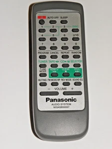 Sistema de audio genuino Panasonic N2QAGB000007 control remoto OEM - Imagen 1 de 2