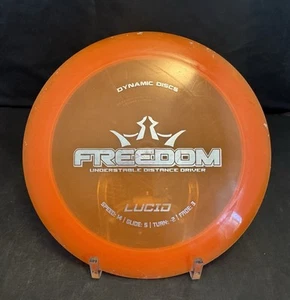 Dynamic Discs Lucid Freedom 171g Orange Silver Foil - Picture 1 of 7