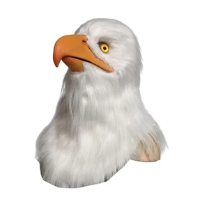 Animal Bird Mask Cosplay Costume Bald Eagle Head Mask for Masquerade Pub - Picture 1 of 7