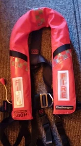 LIFE JACKET: Adult 300N (CO² Water Trigger) FIRE Issue **+ADD-ON'S AVAILABLE** - Picture 1 of 2