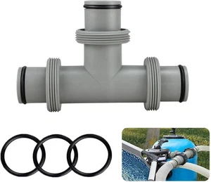 Raccordo a T per Tubo Piscina 38 Mm, Adattatore E Set Di Collegamento per Intex - Foto 1 di 10