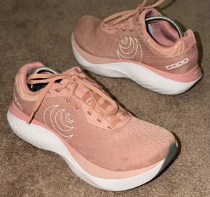 Topo Athletic Atmos Damengröße 9,5 Dusty Rose weiß Straßenlaufschuhe Drop - Bild 1 von 7