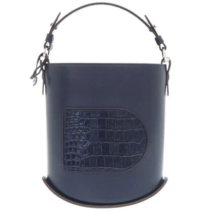 Delvaux Authentic Bread Mini Bucket Handtasche Navy Leder / *Oir3570 - Bild 1 von 9