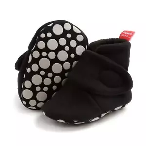 Baby Fleece Booties Newborn Warm Slippers Cozy Winter Boots Sock Shoes Infant... - Picture 1 of 6