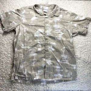 columbia button down baumwolle hemd herren xl hellbraun - Bild 1 von 7