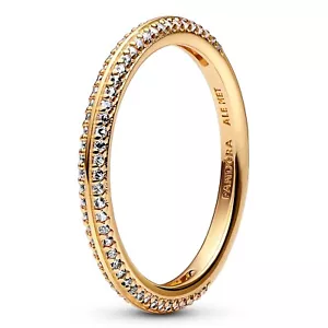 PANDORA Schmuck Damen-Ring Goldfarben Pavé 169679C01 - Bild 1 von 3