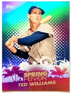 Ted Williams 2013 Topps Spring Fever Insert #SF-46 Foil Refractor Red Sox - HOF - Picture 1 of 2