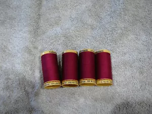 4 NIP Gutermann 250m Spools Cotton Sewing Quilting Thread Red Maroon 5860 - Picture 1 of 1