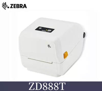 Zebra ZD888T 203DPI Thermal Transfer Barcode Printer White Replace GK888T - Image 1 of 4