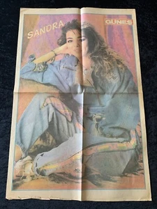 SANDRA CRETU, PATSY KENSIT RAREST Middle East TURKISH MAGAZINE GIFT POSTER - Picture 1 of 2