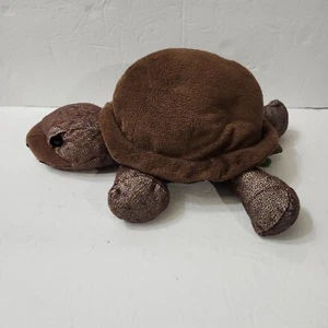 WILD REPUBLIC Brown Plush Turtle Tortoise 12” Cuddlekins Stuffed Animal  - Picture 1 of 10