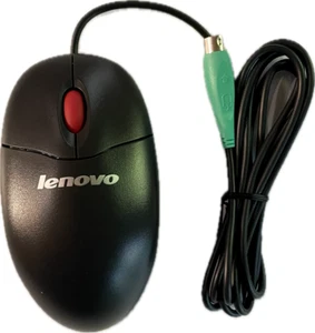 NEW Vintage Lenovo 0A88098 Logitech M-SBF96 PS2 3 BUTTON OPTICAL SCROLL MOUSE - Picture 1 of 2