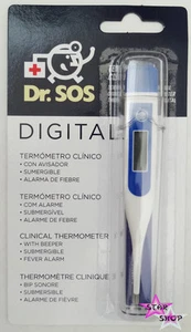 TERMOMETRO CLINICO DIGITAL FIEBRE ALARMA TEMPERATURA CORPORAL SALUD NIÑO BEBE - Imagen 1 de 4