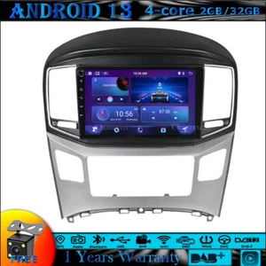 9"Android 13 Autoradio GPS SAT Navi DAB BT DVR Carplay For Hyundai H1 2017-2018 - Bild 1 von 12