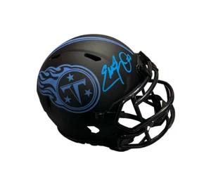 Eddie George signed Tennessee Titans Riddell Eclipse Mini Helmet #27-Beckett/BAS - Picture 1 of 1