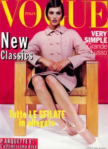 VOGUE Magazine Italia July 1995 LINDA EVANGELISTA Juergen Teller BRIDGET HALL - Picture 1 of 8